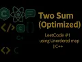 LeetCode Two Sum With Optimized Solution using Unorderd map SyntaxPilot