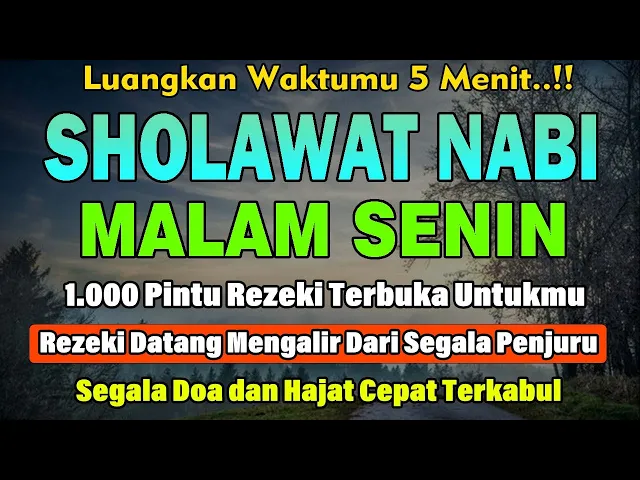 Download MP3 PUTAR MALAM INI !! Sholawat Jibril Pengabul Hajat,Mendatangkan Rezeki, Penghapus Dosa,syafaat
