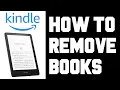 Kindle Paperwhite How To Remove Books - How To Delete Books Kindle Paperwhite Step by Step Guide