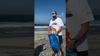 Adventure #22 of 57 – Beach cleanup at South Ponto State Beach with the Surfrider Foundation