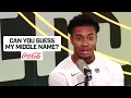 Guess my middle name Meet the Rookies