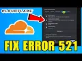 How To Fix Cloudflare Error 521 Web Server Down FAST 2026 Beginners Guide