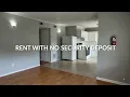 1 2 3 beds with no security deposit