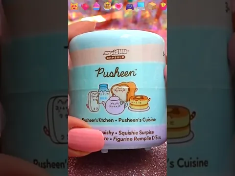 ASMR UNBOXING Pusheen Squishies Blind Box Review ❤️#shorts #asmr #pusheen #squishy #trending #fyp