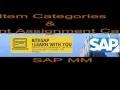 Download Lagu Item Categories \u0026 Account Assignment Categories - SAP MM