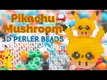 PIKACHU Mushroom 3D Perler Future Tutorials