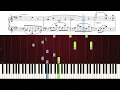 Liszt - Consolation No. 2 - Piano Tutorial with Sheet Music