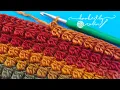 How To Crochet An Easy Stitch - Ideal For Blankets