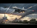 Su-57 Russian Stealth Fighter Jet in Futuristic Military Power Concept Art