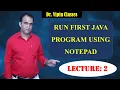 Java OOPS - 2 Java Installation Hello World Program CS Teachers