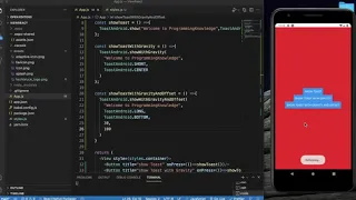 React Native Tutorial 38 - ToastAndroid