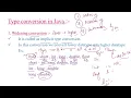 Type conversion in java widening conversion Narrowing Conversion Anant Classes