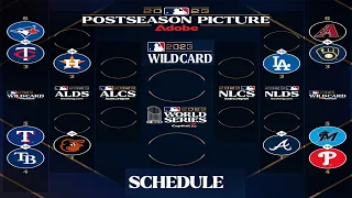 MLB 2023 Playoffs Picture MLB wild card 2023 Schedule Mlb standings 2023 MLB playoffs 2023