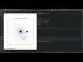 animation of gravitational field using python