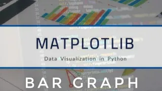 Matplotlib tutorials - bar graph and horizontal bar graph