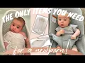NEWBORN ESSENTIALS things I wish I knew as a first time mom