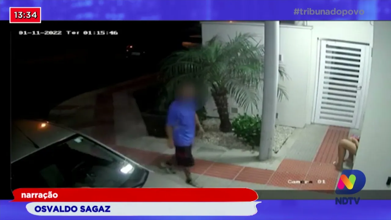 Mulher é atacada por falso motorista de app, ela levou uma facada no braço