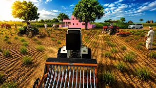 INDIAN FARMER LIFE 😱🔥 | Tractor Farming + Village Action | Full Gameplay #DesiFarmer #IndianFarmer