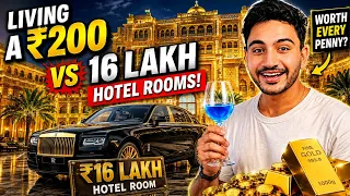 I Stayed in a ₹200 Hotel AND a ₹16 LAKH Suite! 😱🔥( Part -2)