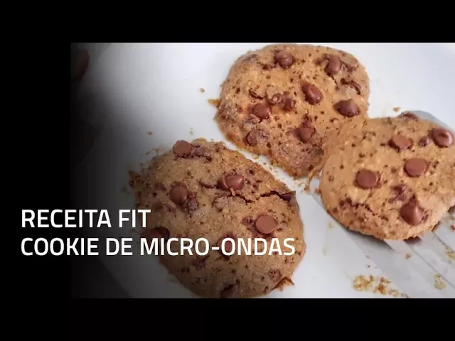 RECEITA FIT COOKIE DE MICRO ONDAS