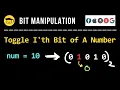 Toggle I th bit of a given number