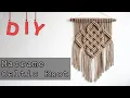 DIY MACRAME CELTIC KNOT MACRAME FOR BEGINNERS STEP BY STEP WALL HANGING