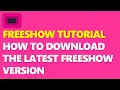 FREESHOW TUTORIAL How to Download the Latest Version of FreeShow Worship Software