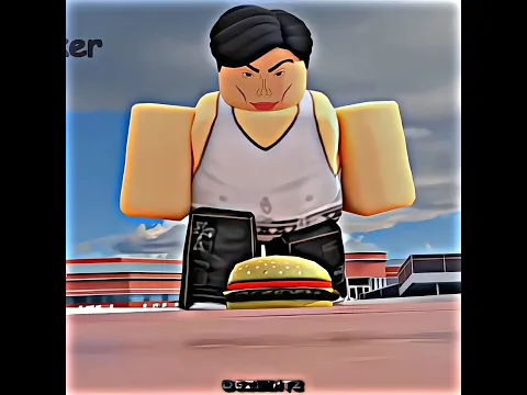 BURGER POWER 🔥 #roblox #trending #edit #robloxedit
