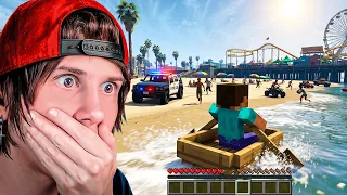 Metí Minecraft dentro de GTA 5...