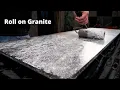 How to Make Granite Countertops with a Paint Roller Stone Coat Epoxy
