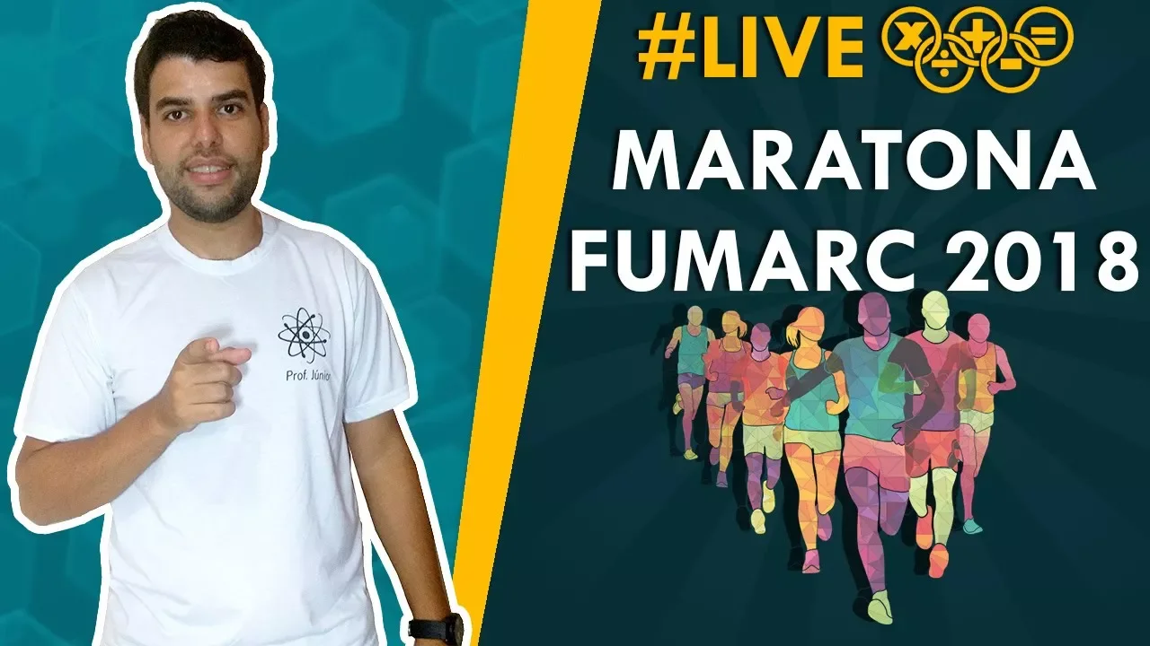 #LIVE: MARATONA FUMARC 2018 - MATEMÁTICA #9 (raciocínio lógico)