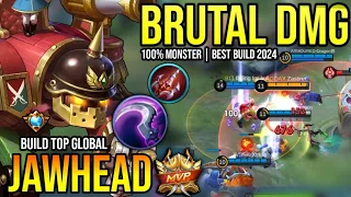 Download JAWHEAD BEST BUILD 2024 | BUILD TOP GLOBAL JAWHEAD GAMEPLAY | MOBILE LEGENDS✓ MP3