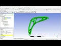 Topology Optimization of a Bell Crank Using ANSYS Mechanical - Part II