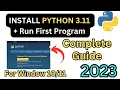 How to Install Python 3 11 5 on Windows 2023 Update Complete Guide