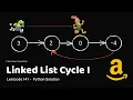 Leetcode 141 - Linked List Cycle I