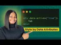How to STYLE elements by DATA ATTRIBUTES