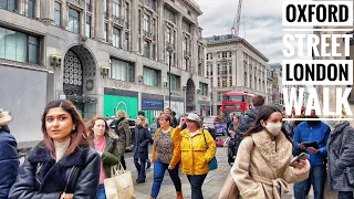 Download London Walk | Busy Afternoon in Oxford Street | Central London Walking Tour [4K HDR] MP3