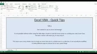 Excel VBA Quick Tips 2 2 Way Enums