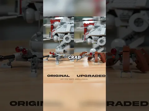 The LEGO Star Wars AT-TE is overrated and it’s all the designers fault? #lego #legostarwars