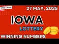 Iowa Midday Lottery Results For - 27 May 2025