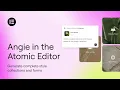 Generate Design Systems and Forms with AI Angie in the Atomic Editor First Look with Roi