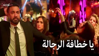 نهلة بتستخدم اساليب من تحت الترابيزة عشان تخطف الفيلم منها وتشوه صوتها قدام المنتج  الكاميرات بتصور دندنها