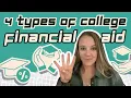 4 Types of Financial Aid for College