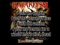 Kataklysm- Push The Venom❤ Lyrics