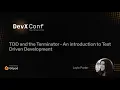 TDD and the Terminator - An introduction to Test Driven Development