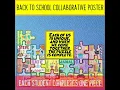 Back to School Collaborative Puzzle Poster