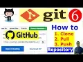 How to Clone Push and Pull a Repository Project using GitHub Desktop Git tutorial-06