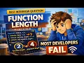 Function length vs arguments length JavaScript Interview Question