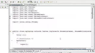 Java Graphics Tutorial 3 Triggering by Mouse Events on The Canvas YouTube
