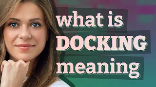 Docking meaning of Docking